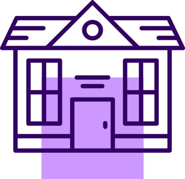 ev simgesi vektör illüstrasyonu