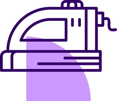 Modern demir simgesinin vektör illüstrasyonu