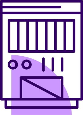 Nemlendirici. Web simgesi basit illüstrasyon                                     