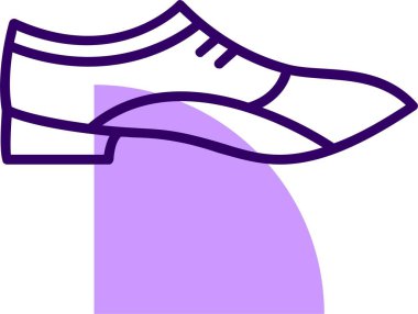 Ayakkabı Ağı simgesi, basit vektör illüstrasyonu