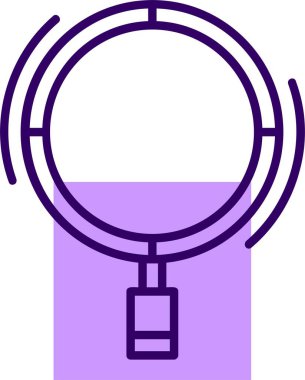 arama web simgesi, basit vektör illüstrasyonu