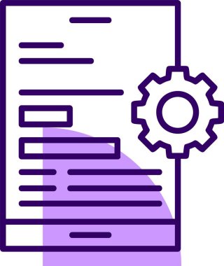 Mobil optimizasyon web simgesi, basit vektör illüstrasyonu