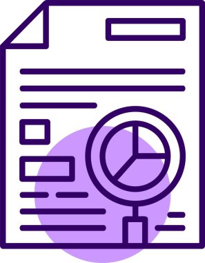 SEO denetim web simgesi, basit vektör illüstrasyonu