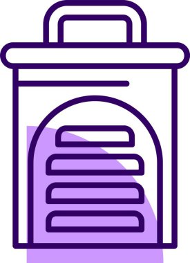 Dilimleyici ağ simgesi, basit vektör illüstrasyonu