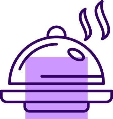 Tabak web simgesi, basit vektör illüstrasyonu