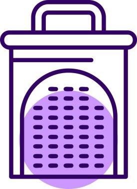 Grater web simgesi, basit vektör illüstrasyonu