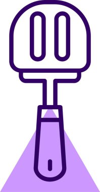 Skimmer web simgesi, basit vektör illüstrasyonu