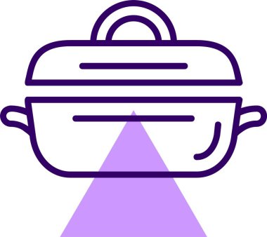 Ot web simgesi, basit vektör illüstrasyonu