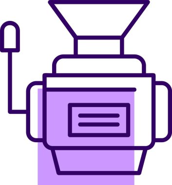 Et öğütücü ağ simgesi, basit vektör illüstrasyonu