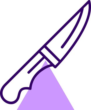 Blade web simgesi, basit vektör illüstrasyonu