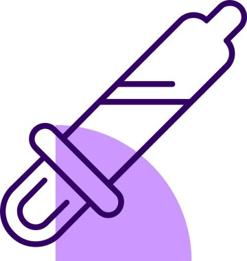 Dropper web simgesi, basit vektör illüstrasyonu