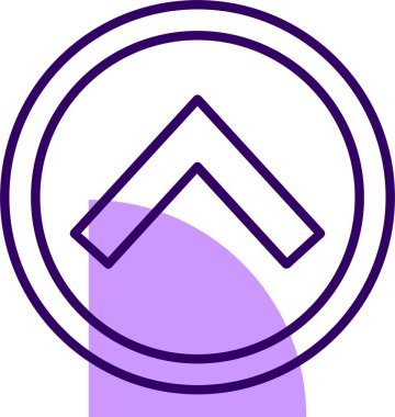 Sembol upweb simgesi basit illüstrasyon