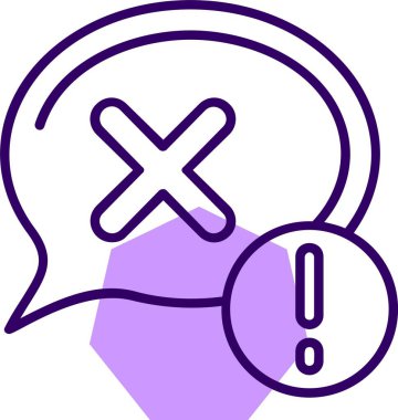 Çapraz ağ simgesi, basit vektör illüstrasyonu