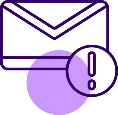 e- posta simgesi vektör illüstrasyonu 