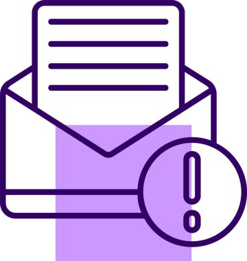 e- posta simgesi vektör illüstrasyonu 