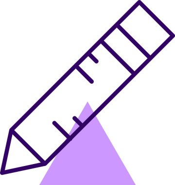 Kalem. Web simgesi basit illüstrasyon 