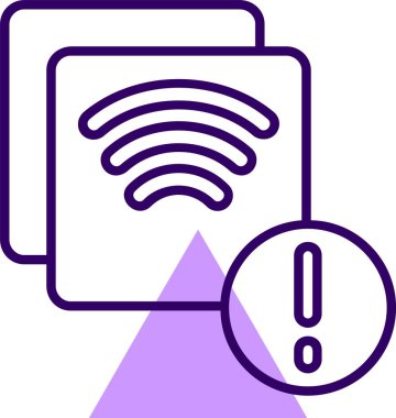 Ekran yansıtma web simgesi basit tasarım