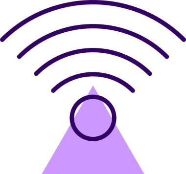 wifi işaret simgesi vektör illüstrasyonu 