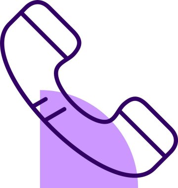 Telefonunuz var. Web simgesi basit illüstrasyon 