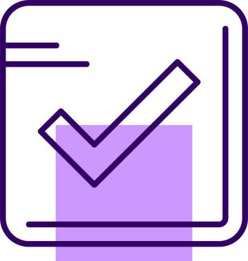 Basit illüstrasyon web simgesini işaretle 