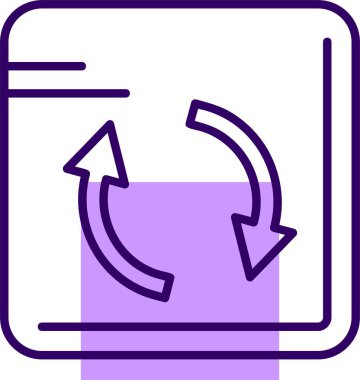 Yenile. Web simgesi basit tasarım