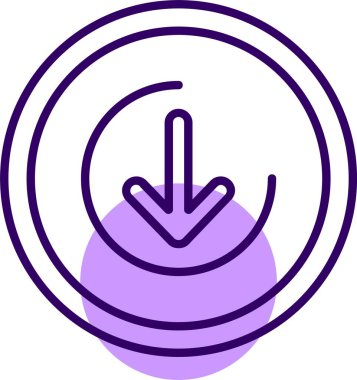 Web simgesi indir, basit vektör illüstrasyonu