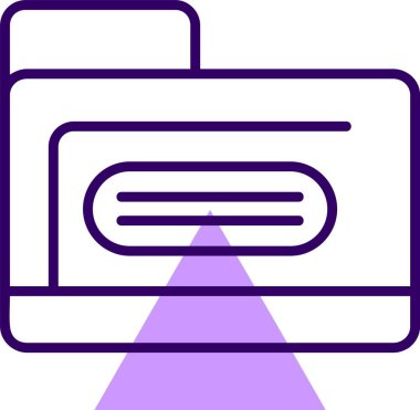 dizin web simgesi, basit vektör illüstrasyonu