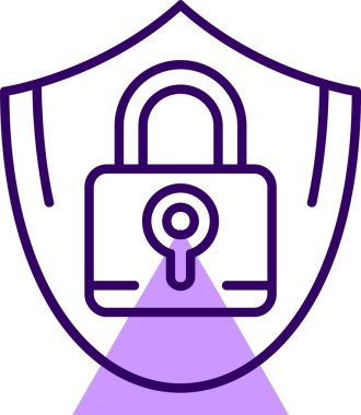 Halka ağ simgesi, basit vektör illüstrasyonu