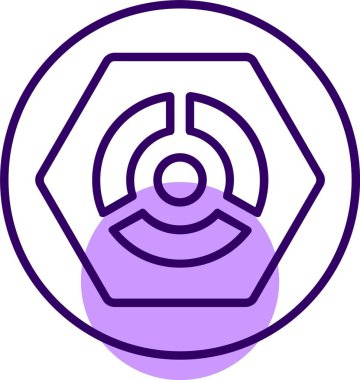 Araç kutusu simgesi. vektör düz illüstrasyon 