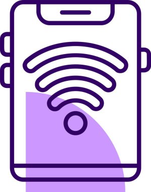 wifi işaret simgesi vektör illüstrasyonu 