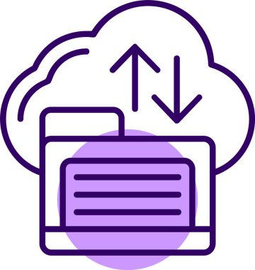 bulut indirme simgesi, özet biçimi 