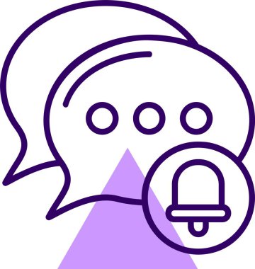 Sessiz kip web simgesi, basit vektör illüstrasyonu