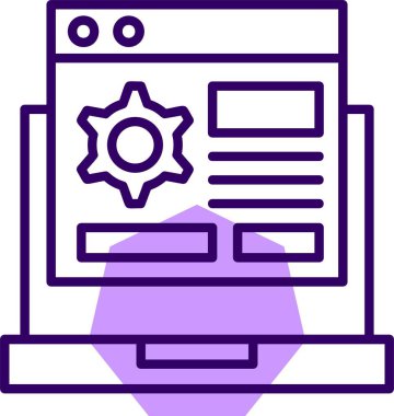 Özel Özellikler. Web simgesi basit illüstrasyon