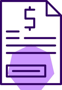 Vektör belgesi Simge illüstrasyonu 