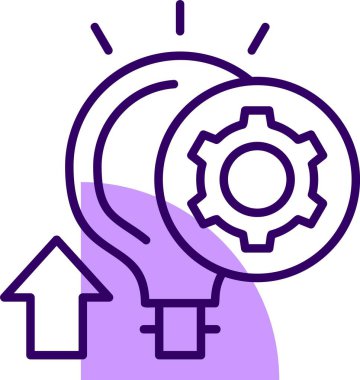  İnovasyon web simgesi basit tasarım