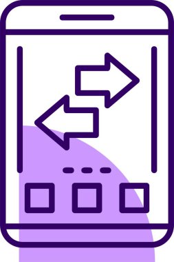 Yenile. Web simgesi basit tasarım