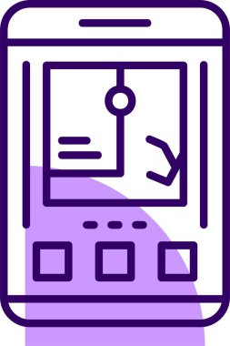 GPS web tasarım ikonu tasarım vektörü.