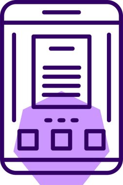 Vektör belgesi Simge illüstrasyonu 