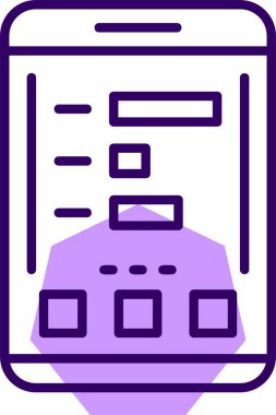 grafik düz vektör simgesi, istatistik