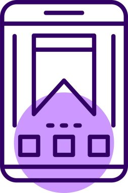 yer imi simgesi vektör illüstrasyonu