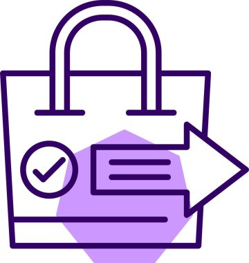 Kontrol et. Web simgesi basit illüstrasyon