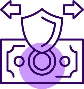 ödeme simgesi, vektör illüstrasyonu basit tasarım