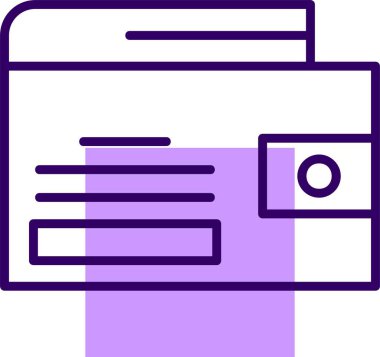 m-cüzdan düz simgesi, vektör, illüstrasyon 