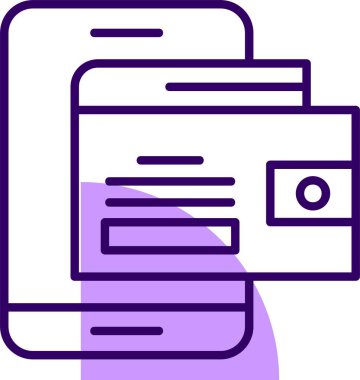 Dijital Cüzdan Yaratıcı Simgesi. Basit Element Illustration. Dijital Ekonomi Koleksiyonundan Dijital Cüzdan Kavram Sembol Tasarımı