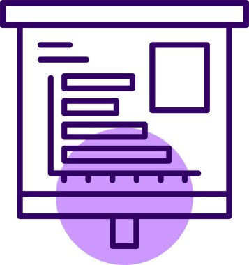 çubuk çizelgesi vektör illüstrasyonu