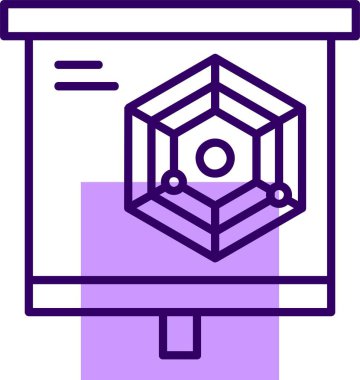 analitik grafik ikon vektör illüstrasyonu 