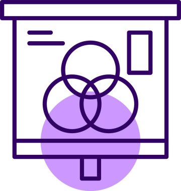 Benzersiz küresel Diyagram vektör simgesi