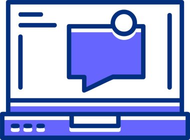 İletilerin vektör illüstrasyon simgesi 