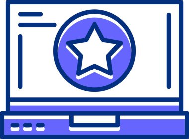 Kişisel proje için vektör yıldız simgesi 