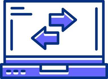 Web simgesini basit illüstrasyonla tazele